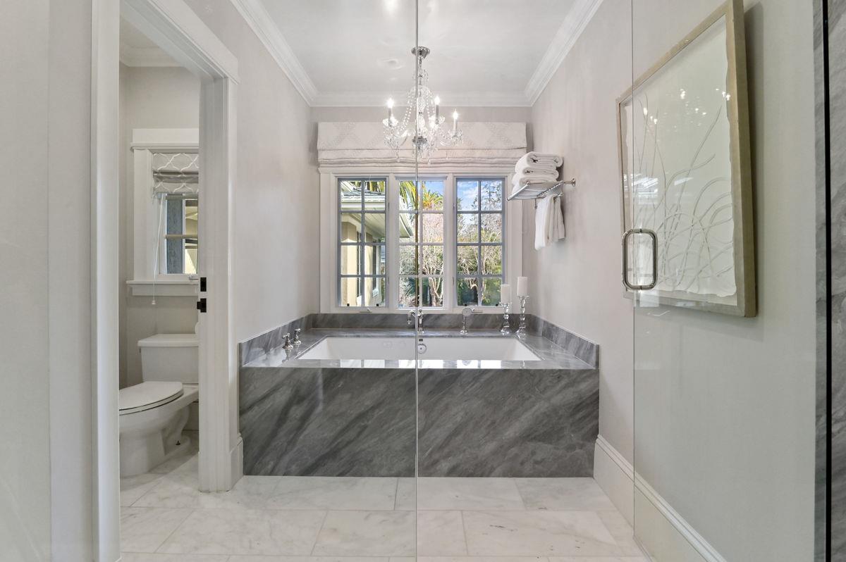 224 Warren Road San Mateo, CA 94402 - Photo 21 of 36 a view of spacious bathroom with dual sinks