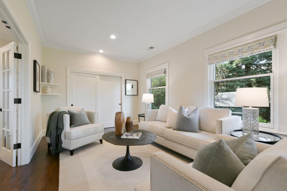 224 Warren Road San Mateo, CA 94402 - Photo 29 of 36 a living room with furniture and a large window