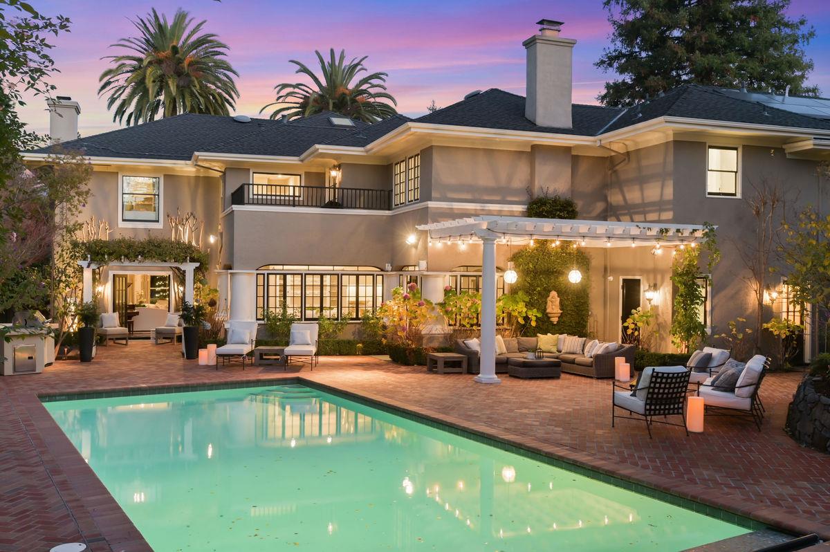 224 Warren Road San Mateo, CA 94402 - Photo 36 of 36 a view of a house with a swimming pool