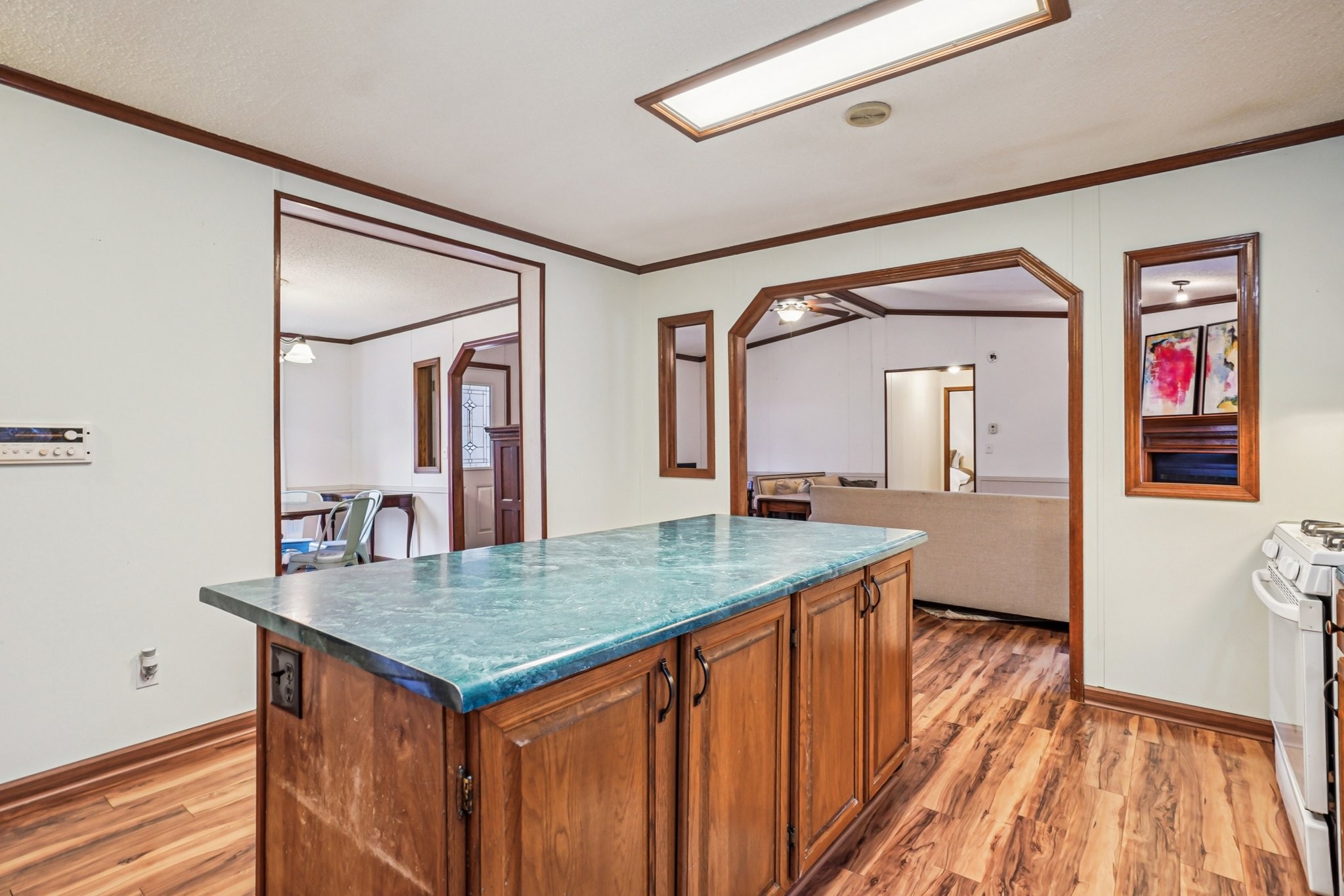3668 Old Sams Creek Road Pegram, TN 37143 - Photo 18 of 60 a bathroom with a granite countertop sink and a mirror