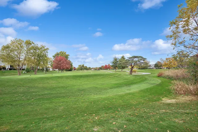 a view of an outdoor space and yard
