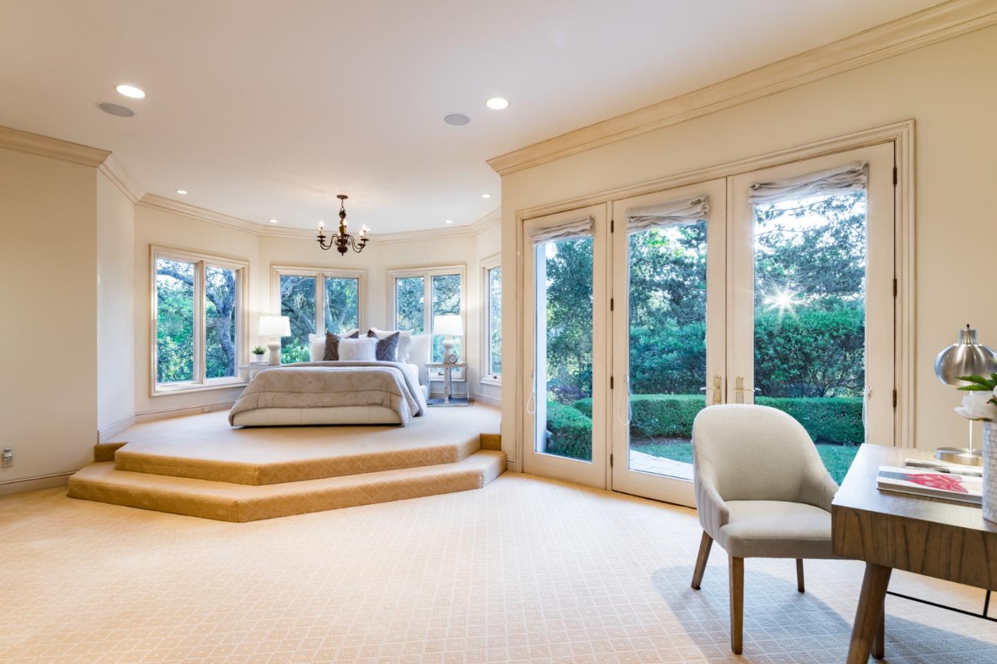 97 Ridge View Drive Atherton, CA 94027 - Photo 23 of 43 a living room with furniture and a large window