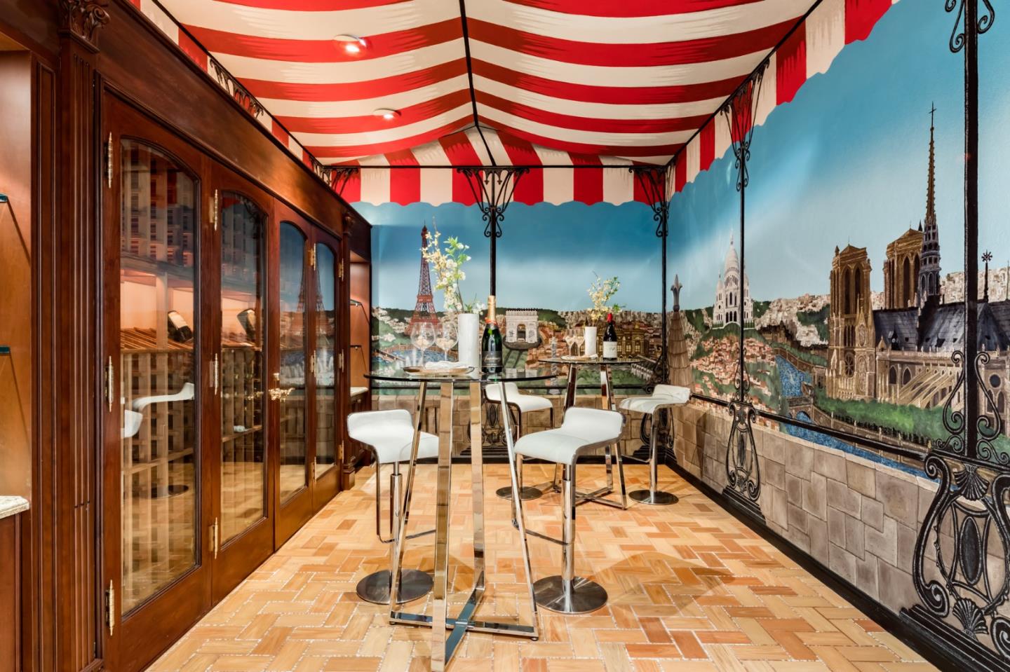 97 Ridge View Drive Atherton, CA 94027 - Photo 27 of 43 a view of a chairs and table in the balcony