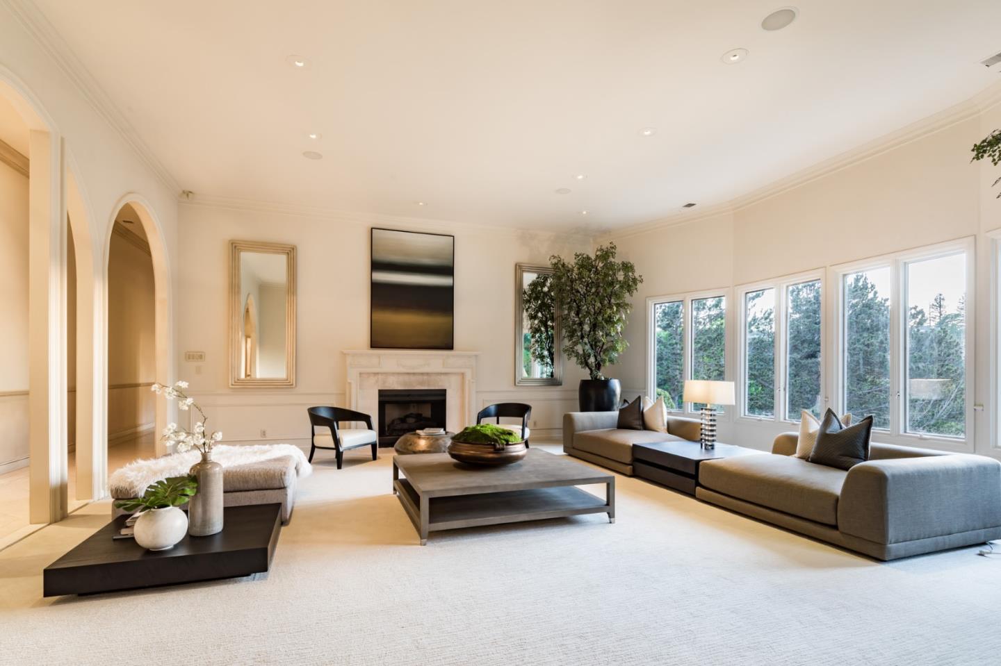 97 Ridge View Drive Atherton, CA 94027 - Photo 6 of 43 a living room with furniture and a large window