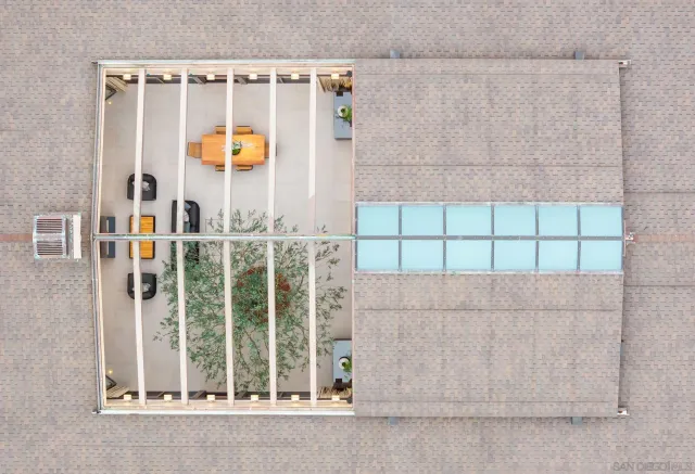 a view of front door