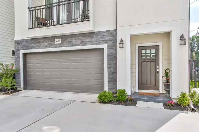 a house with a outdoor space