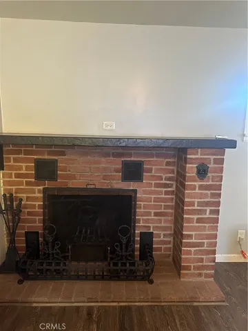 a view of fireplace