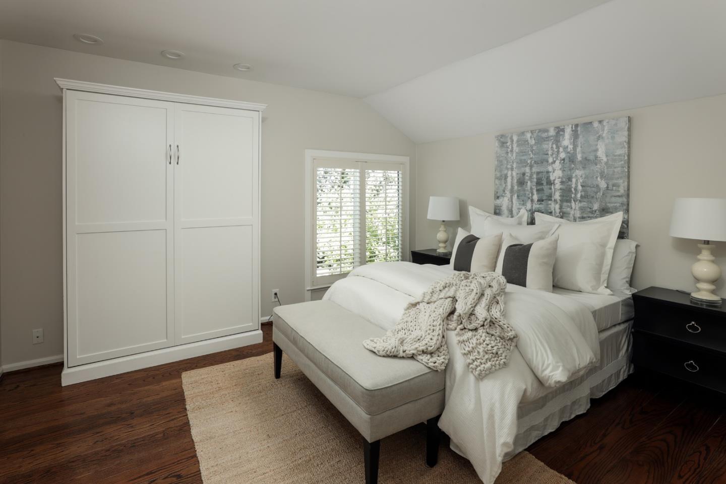 10 Farm Road Los Altos, CA 94024 - Photo 10 of 31 a bedroom with a bed and a night stand