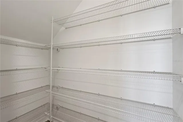 a close view of closet