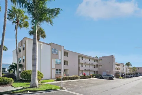 a hallway with windows