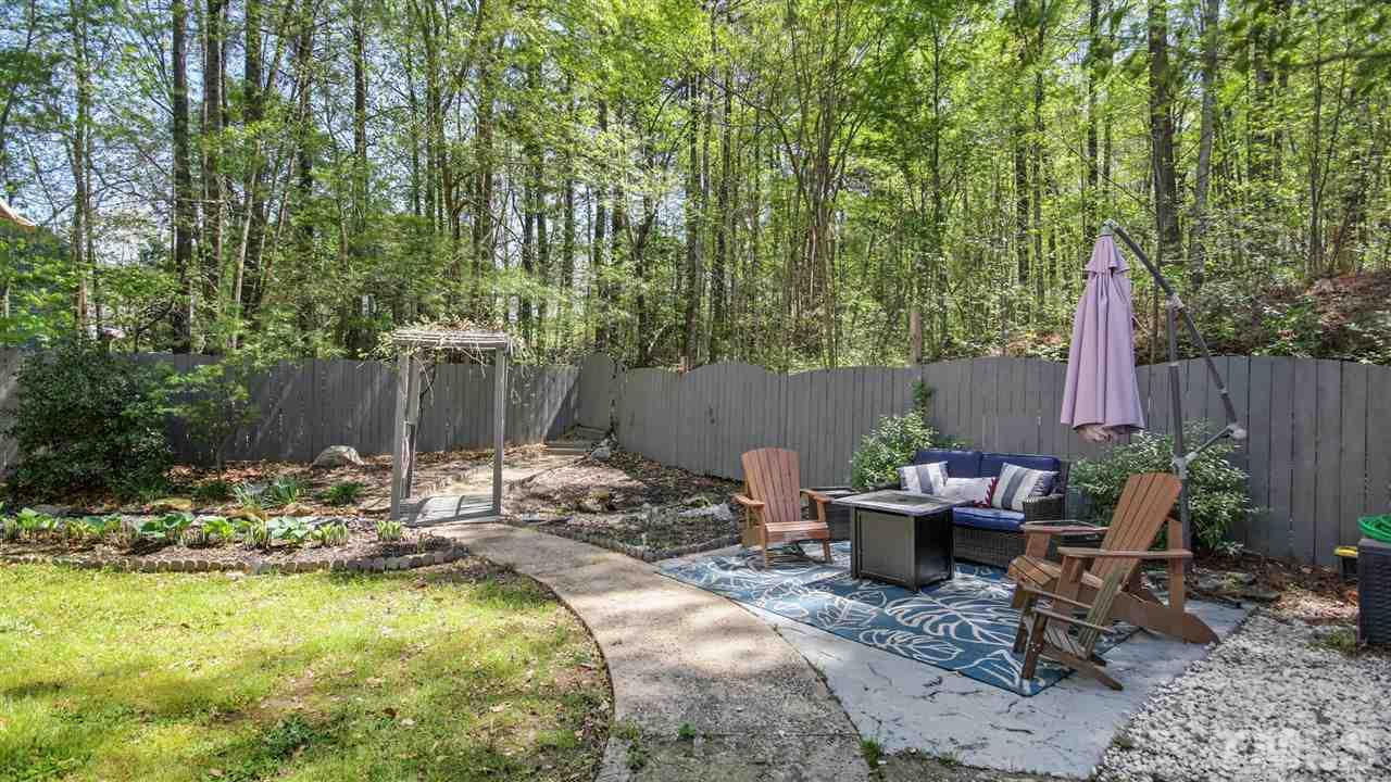 5720 Forest Point Road Raleigh, NC 27610 - Photo 21 of 22 a backyard of a house with table and chairs