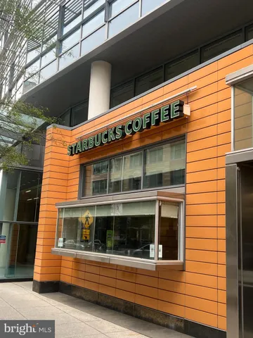 a view of a building with street view