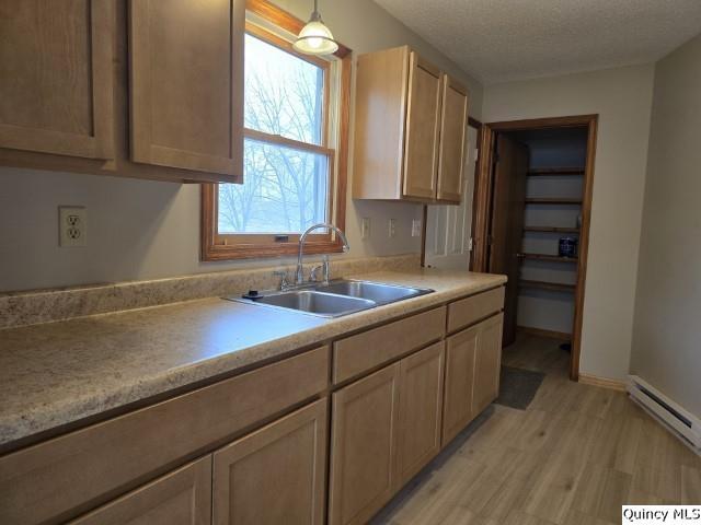 219 South 1st Street Carthage, IL 62321 - Photo 6 of 23 a kitchen with a sink and cabinets