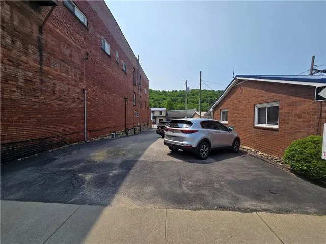 a view of a car garage