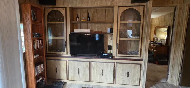 a close view of water heater room