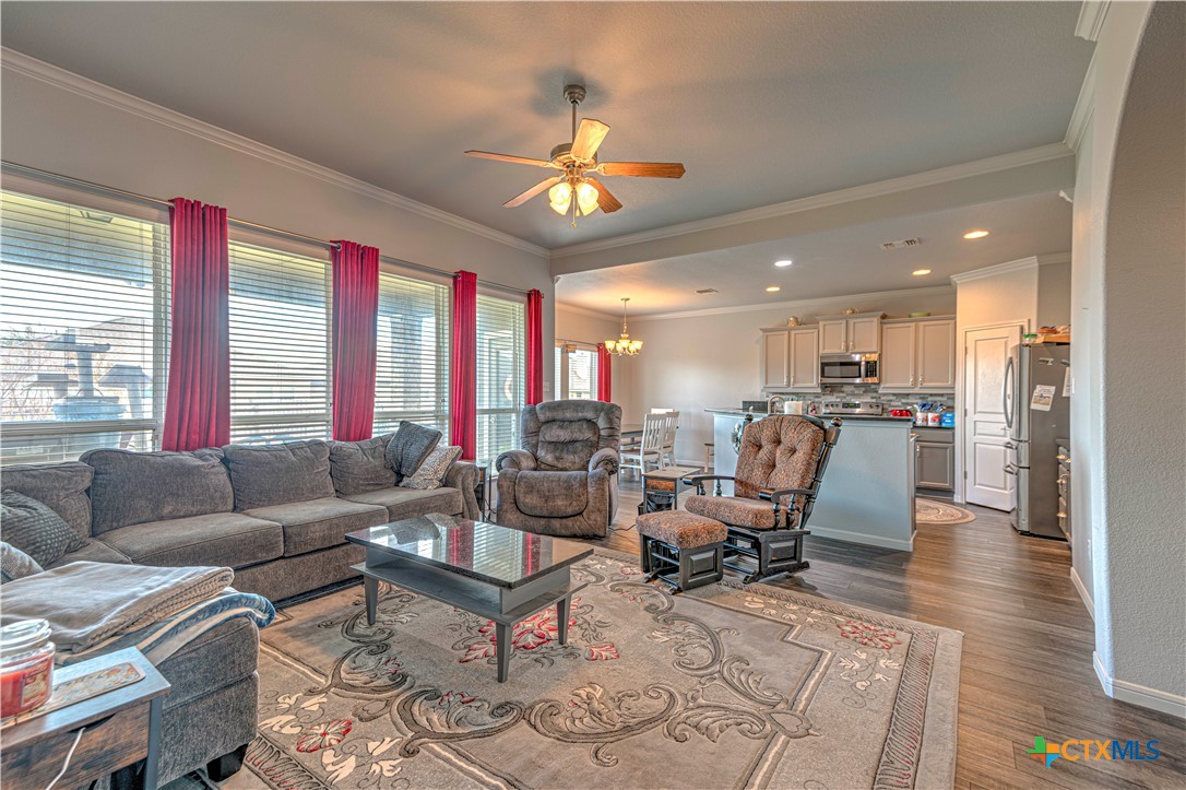 504 Coventry Drive Temple, TX 76502 - Photo 12 of 30 a living room with furniture and a large window