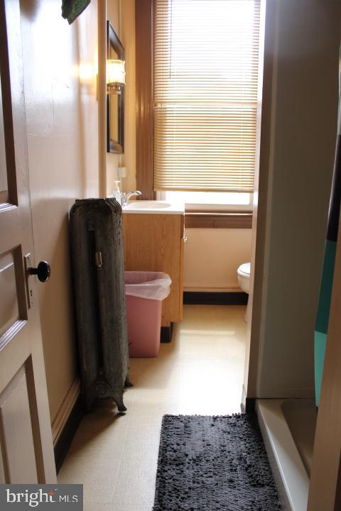 1241 North George Street, Unit 3 York, PA 17404 - Photo 4 of 6 a bathroom with a toilet and a shower