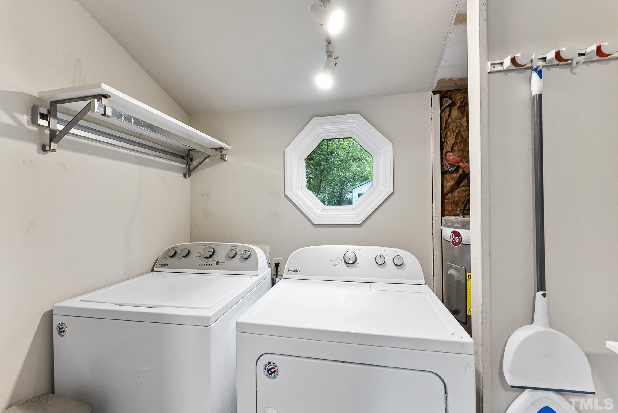 808 Young Street Raleigh, NC 27608 - Photo 11 of 26 a utility room with dryer and washer