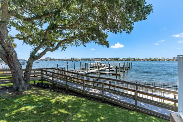 a front view of a building with glass door