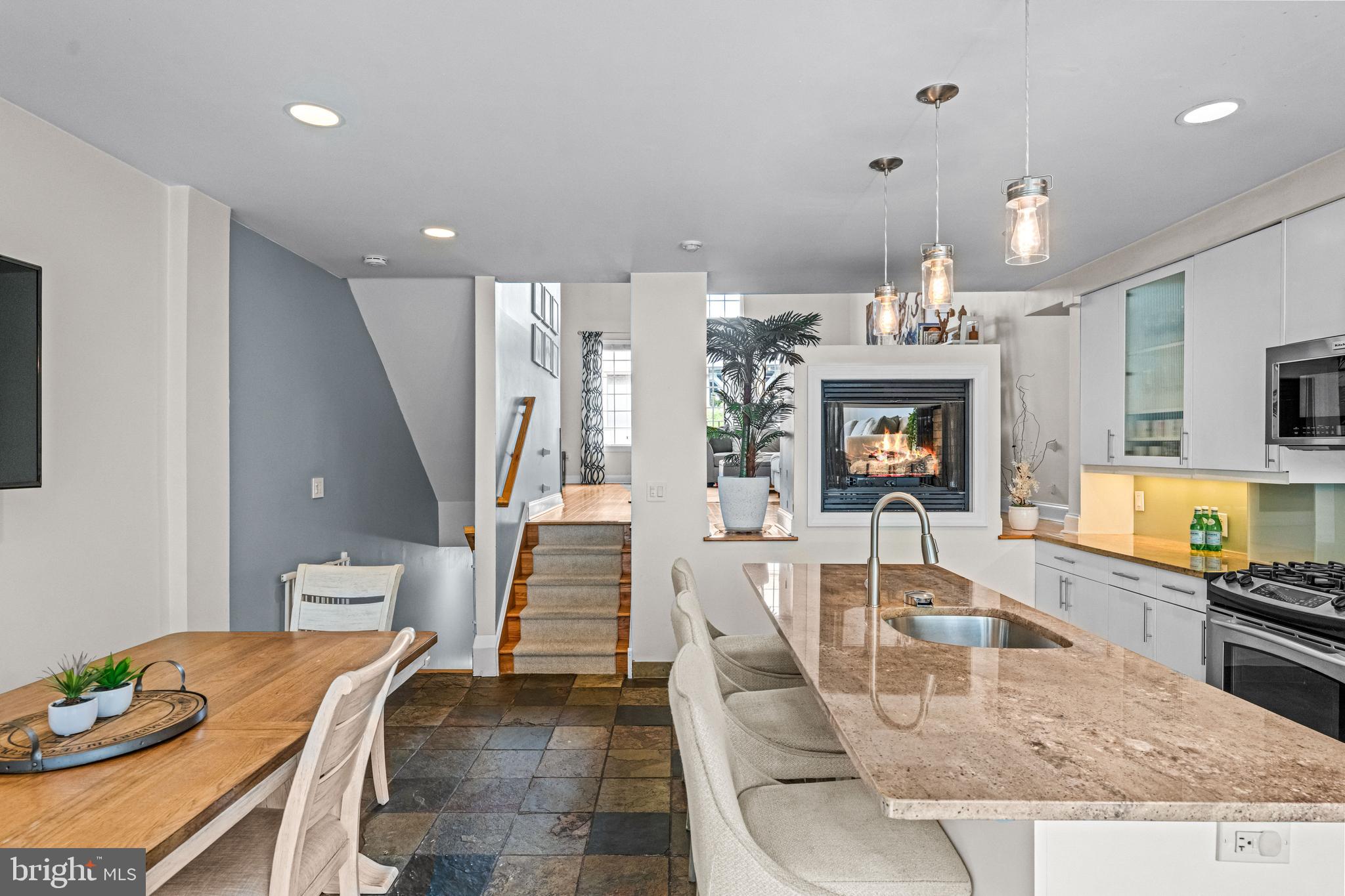 116 Quarry Street Philadelphia, PA 19106 - Photo 26 of 57 a living room with furniture and a flat screen tv