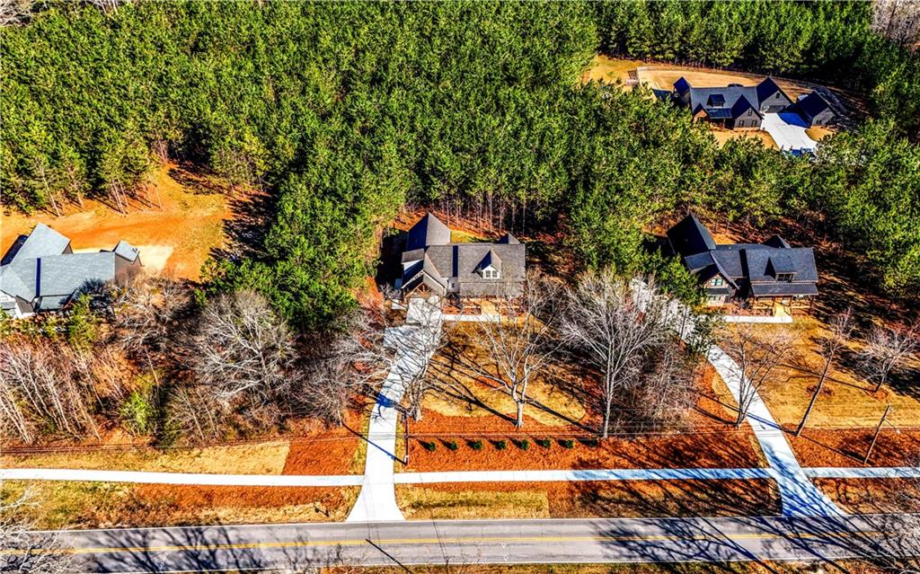 136 Rainey Road Temple, GA 30179 - Photo 72 of 75 an aerial view of residential houses with outdoor space