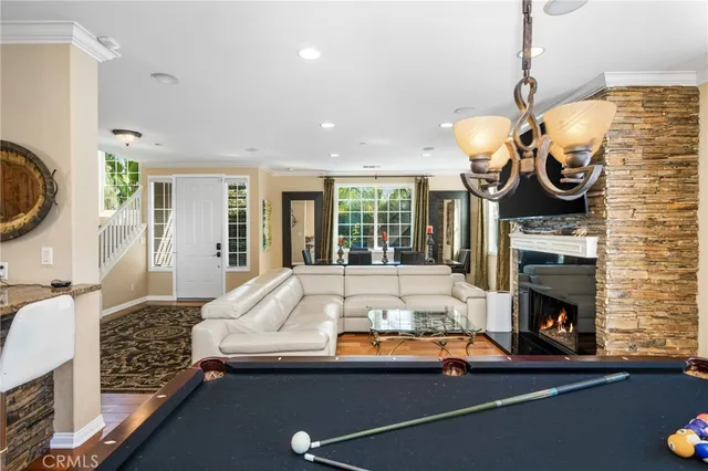 a outdoor space with furniture