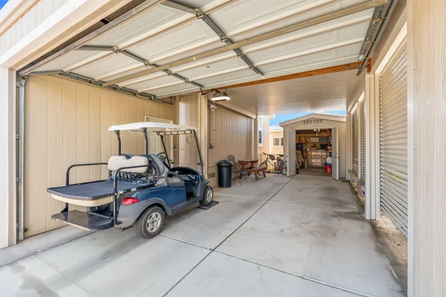 a view of car garage