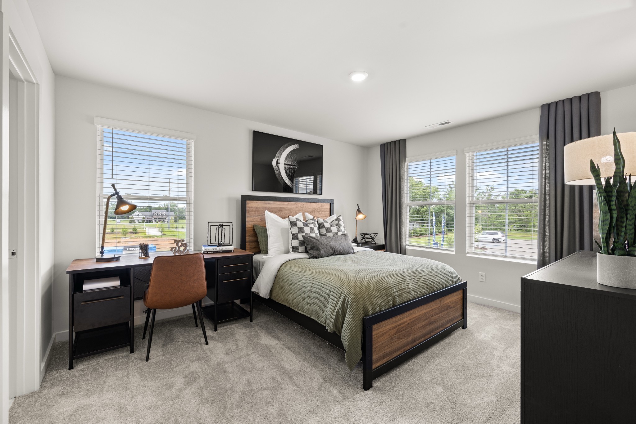 3440 Shigo Street Murfreesboro, TN 37130 - Photo 59 of 69 a bedroom with a bed and a large window