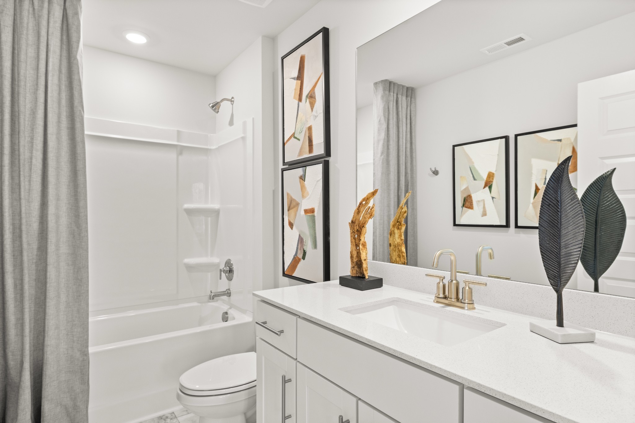 3440 Shigo Street Murfreesboro, TN 37130 - Photo 63 of 69 a bathroom with a granite countertop sink toilet and a bathtub