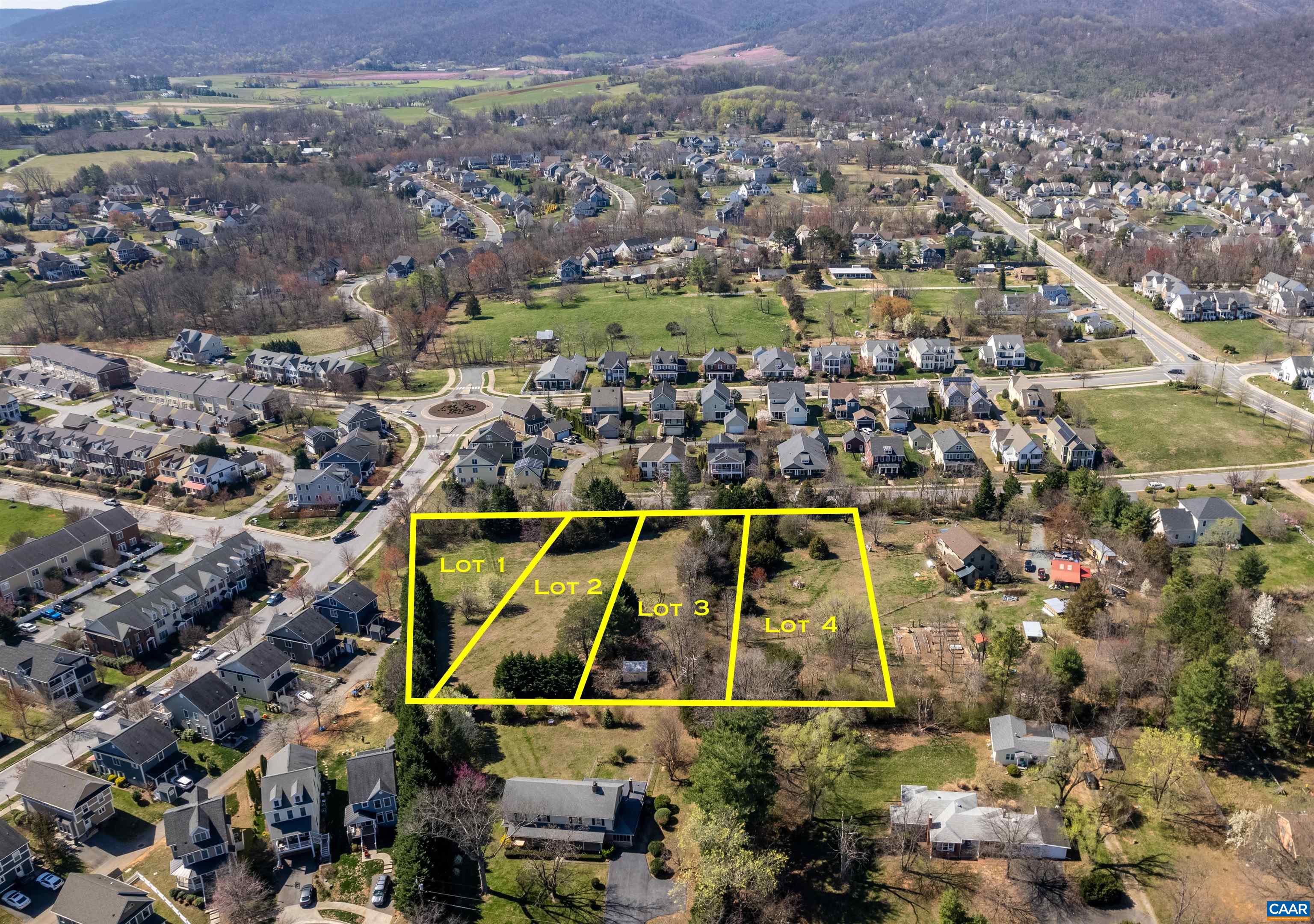 3 Rothwell Lane, Unit LOT 3 Crozet, VA 22932 - Photo 30 of 33 an aerial view of multiple house