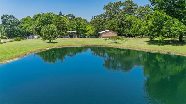 a backyard of a house