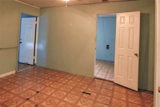 a view of empty room