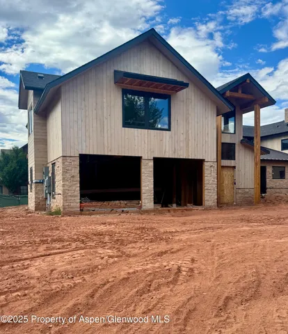 a view of a pool with a yard