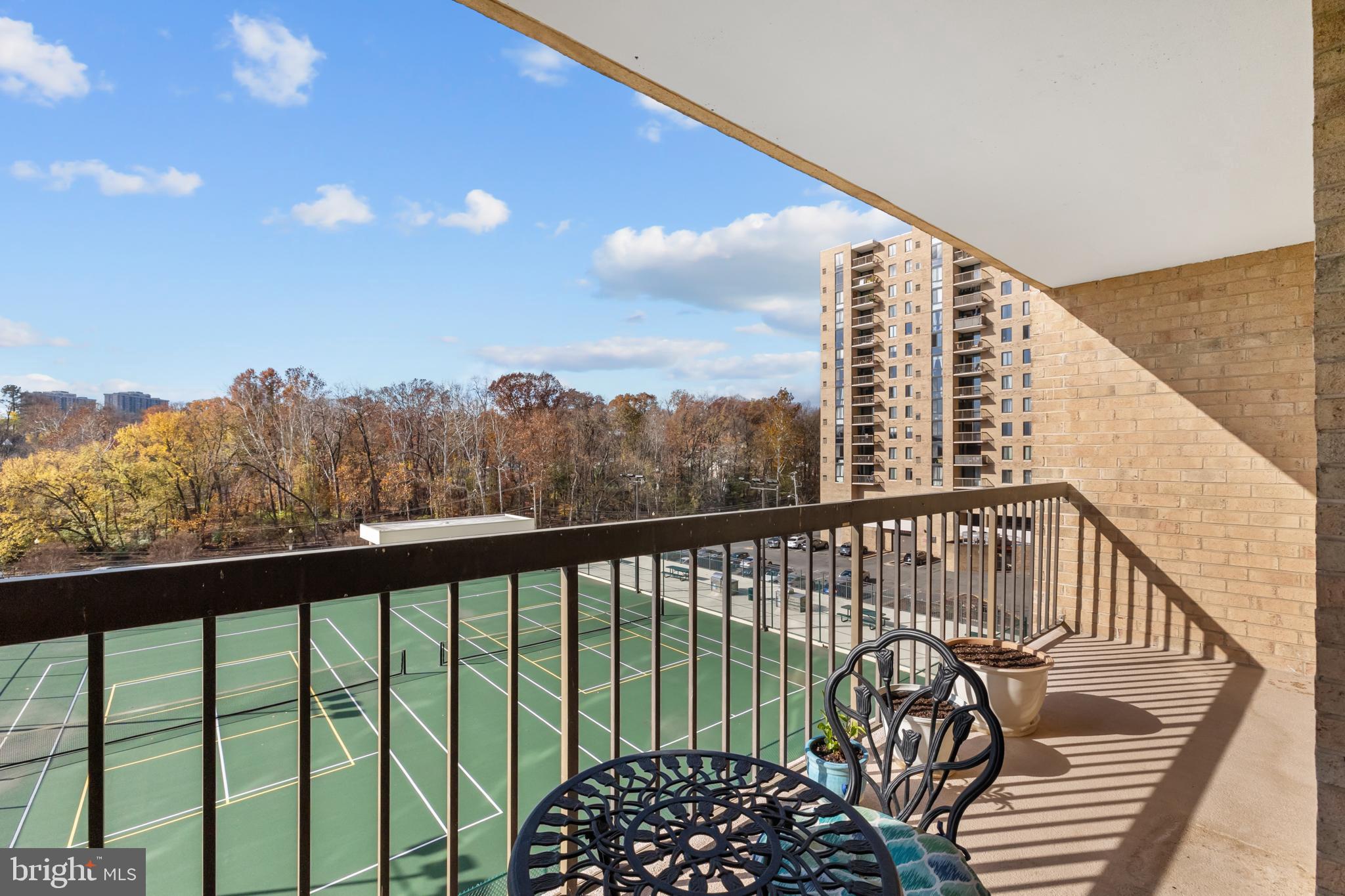 4500 South Four Mile Run Drive, Unit 222 Arlington, VA 22204 - Photo 21 of 41 a view of balcony with furniture