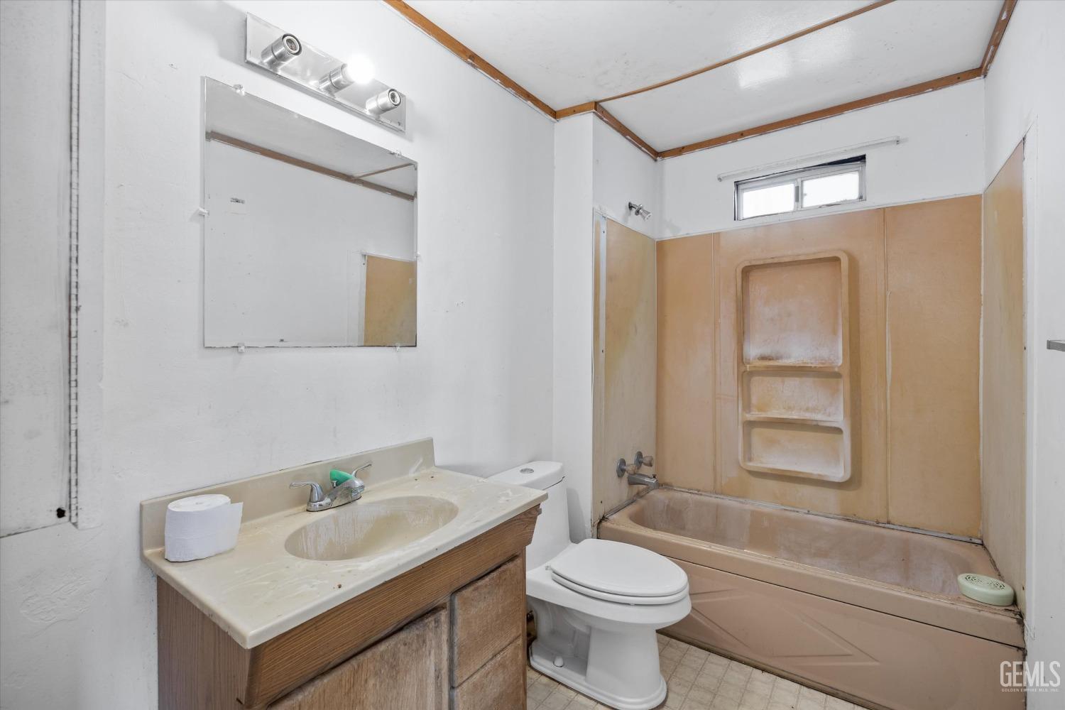 Undisclosed Address Bakersfield, CA 93312 - Photo 12 of 26 a bathroom with a sink toilet and shower