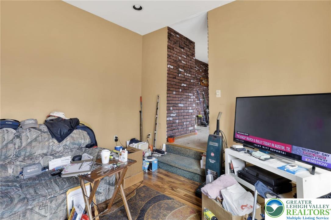 650 Chapman Lake Road Scott Township, PA 18433 - Photo 39 of 52 a living room with furniture and a flat screen tv