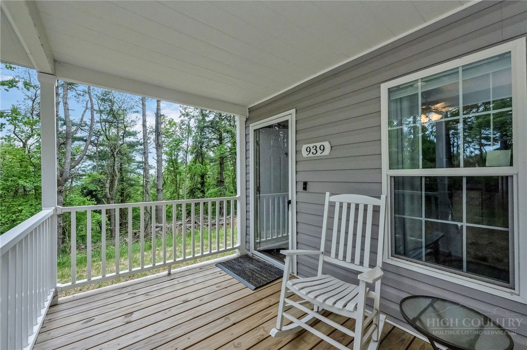 939 Don Bare Road Jefferson, NC 28640 - Photo 35 of 49 a view of a balcony with wooden floor