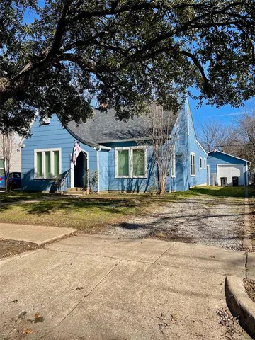 a view of a house with a patio