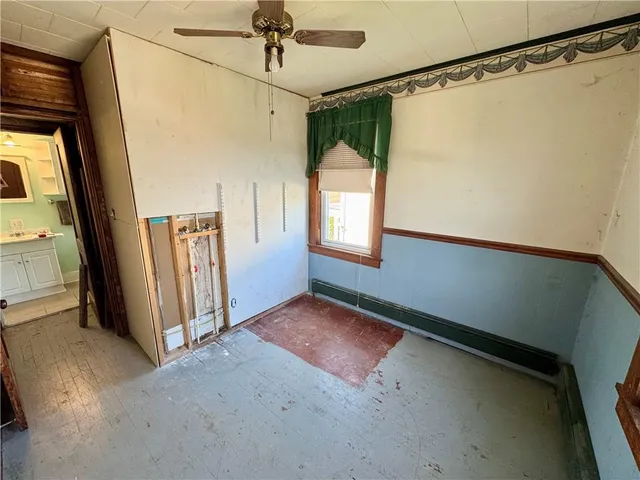 a view of a livingroom with a staircase