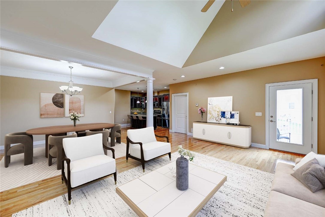 500 Mendon Road, Unit 423 Cumberland, RI 02864 - Photo 19 of 41 Living/Dining room/virtually staged