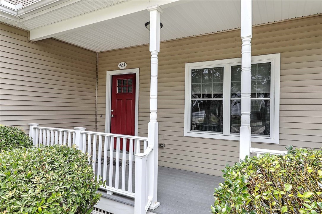 Front entrance