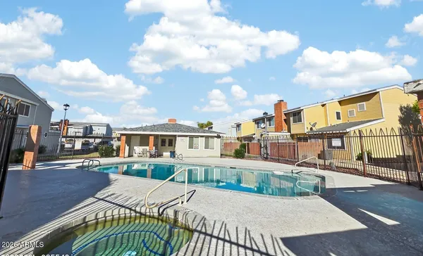 a view of a house with roof deck