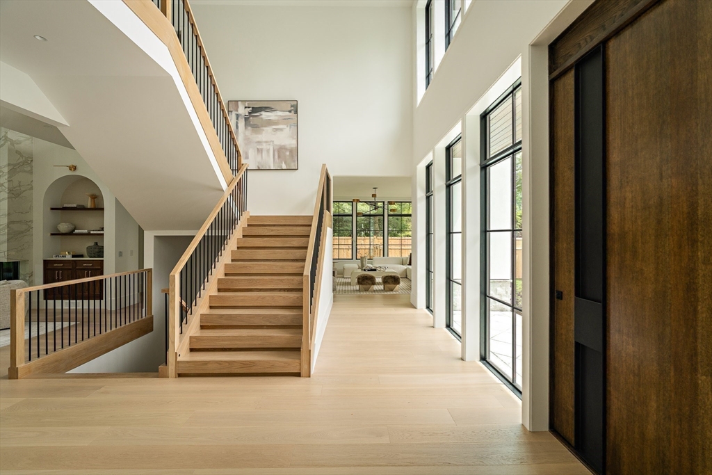 19 Bonnybrook Road Newton, MA 02468 - Photo 4 of 42 a view of entryway and hall with wooden floor
