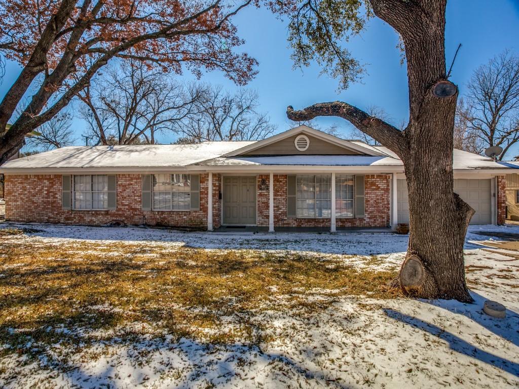 8117 Rush Street Benbrook, TX 76116 - Photo 1 of 1 a front view of a house with a yard