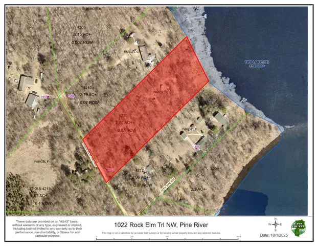$74,000 | 1022 Rock Elm Trail Northwest, Pine River, MN 56474