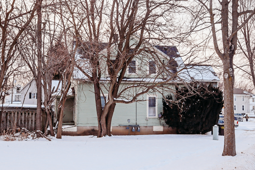 1258 South Galena Avenue Freeport, IL 61032 - Photo 9 of 11 a view of a house with a snow in the yard