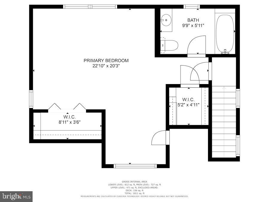 3124 Jennings Road Kensington, MD 20895 - Photo 40 of 42 Second Level Floor Plan