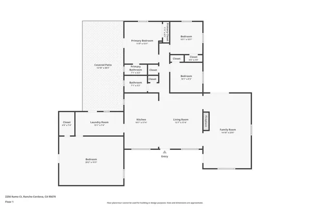 $549,000 | 2256 Ramo Court, Rancho Cordova, CA 95670