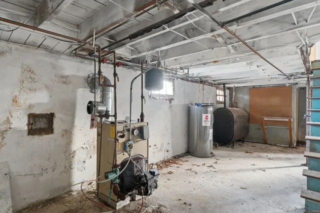 a view of a storage room