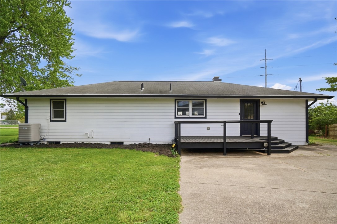 3991 Benner Road Miamisburg, OH 45342 - Photo 33 of 44 This charming home offers a spacious deck perfect for outdoor enjoyment and entertaining.
